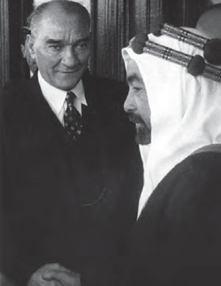 Mustafa Kemal Atatürk, Ürdün Kralı Abdullah ile Görüşüyor, 1937