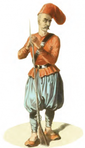 Nizam-ı Cedit askeri (Temsilî)