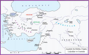 Anadolu’da Hititler. Frigler, Lidvalılar ve Urartular