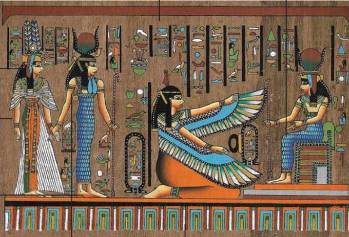 Mısır resim sanatı örneği