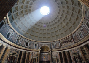 Pantheon Tapınağı kubbesi, Roma
